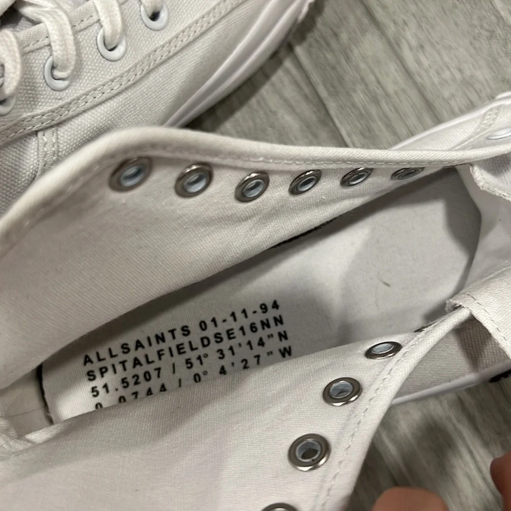 ALLSAINTS Women's Dana Flatform High Top Sneakers - Picture 5 of 7